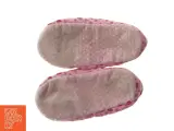 Børnesutsko med lyserøde hjerter (str. 33,5 cm) - 4