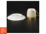 Porcelænskop og underkop sæt - 4