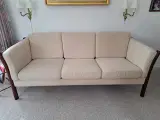 Sofa med uldstof