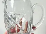 Flødekande af krystalglas, tøndeformet - 2