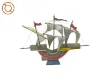 Vintage Model Træ Skib  Nina - model af Christopher Columbus&#39; Skib 1492 (str. 13 cm) - 4