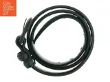 Læderbælte, mørkegråt ruskind (str. 76 cm - første hul) - 2