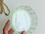 Lysegrøn glasskål m matteret bund - 5