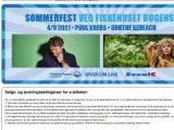 Billet til sommerfest i Bogense 