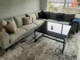 Sofa + sofabord
