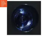Blå glas vase (str. H. 18 cm. ø. 11 cm) - 2