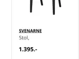 Spisebords stole Svenarne Ikea SØGES