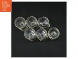 Sæt af seks krystal champagneglas (str. Ø. 5 cm. længde, 9 cm) - 3