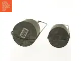 Galvaniserede Væghængte urtepotter (str. 66&53 cm) - 2