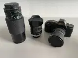 Canon T70 med linser