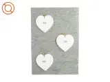 Citat hjerter (3 stk) (str. 16 x 15 cm) - 2