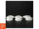 Porcelænskopper med underkopper fra Bavaria (str. Kopper. ø. 9 cm. tallerkener. ø. 12 cm) - 3