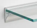 Glashylder med aluminiumsskinne