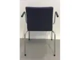 Koksgrå skandiform flex mødestole med armlæn - 3