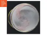 Dekorativt vinglas med guldkant og marmorering (str. Ø 8 x 20,5 cm) - 3