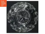 Klassisk glasskål med dekorativt mønster (str. 21,5x9 cm) - 2