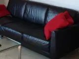 Sofa i læder (Ikea)