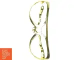 Guldfarvet brillestel, Elvis stil (str. 24x10 cm) - 3