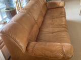 Lædersofa, anilinlæder, koldskum