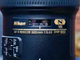 AF-S NIKKOR 500mm f/5.6E PF 