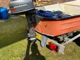 Jolle med 4HK Mariner u/trailer - 3