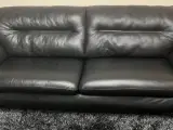 Hort Knudsen 3 pers. lædersofa i lækkert design