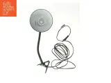 Lampe med klemme (str. 45 cm) Sort/grå. God stand - 2