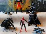 7 Batman, 1 Spiderman