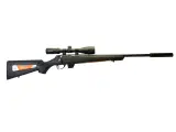 Tikka T1X incl. kikkert og lyddæmper salonriffelsæt-JF0067- kal 22 lr - 2