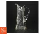 Glas kande med slibninger (str. 21 cm) - 4