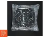 Firkantet Glasskål med rosenmotiv (str. 18 x 18 x 10 cm) - 2