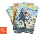 4 stk tegneserier bl.a. Buddy Longway: Sortkjole af Derib (Bog) - 2