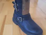 Metal/Leather Støvler