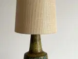 Kæmpe keramiklampe m hessianskærm - 2