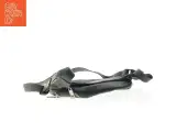 Sort skuldertaske med nitter (str. 32 x 18 cm) - 4
