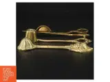 Antikke messing lys slukkere og saks (str. 16 cm. 3 styk) - 2
