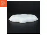 Fire King Hvid Opaline mælkeglas ovnfast fad med guldkant fra Fire King (str. 28 x 20 cm) - 2