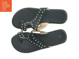 Sorte sandaler med nitter (str. 42) - 4