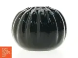 Sort keramik vase (str. 13 x 10 cm) - 3