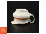 Porcelæn flødekande med orange stribe (str. 13,5 x 10,5 x 8 cm) - 4