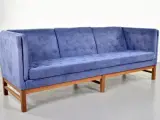 Erik jørgensen ej 315 sofa og 2 stole med blå polster - 3
