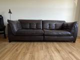 3 personers lædersofa. 