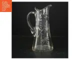 Glas kande med slibninger (str. 21 cm) - 4