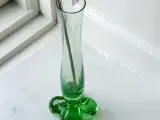 Orkidevase, lysegrønt glas - 3