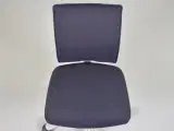 Häg h05 5200 kontorstol med sort/blå polster og grå stel. - 5