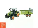 Grøn traktor med tipvogn (str. 54x16 cm) - 2