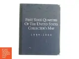 First state quarters of the united states collector´s map fra Bog (str. LB 44 35) - 2