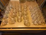 Diverse holmegård glas