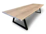 Plankebord eg Hvidolieret 300 x 95-100 cm