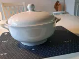 Porcelæns skål m låg